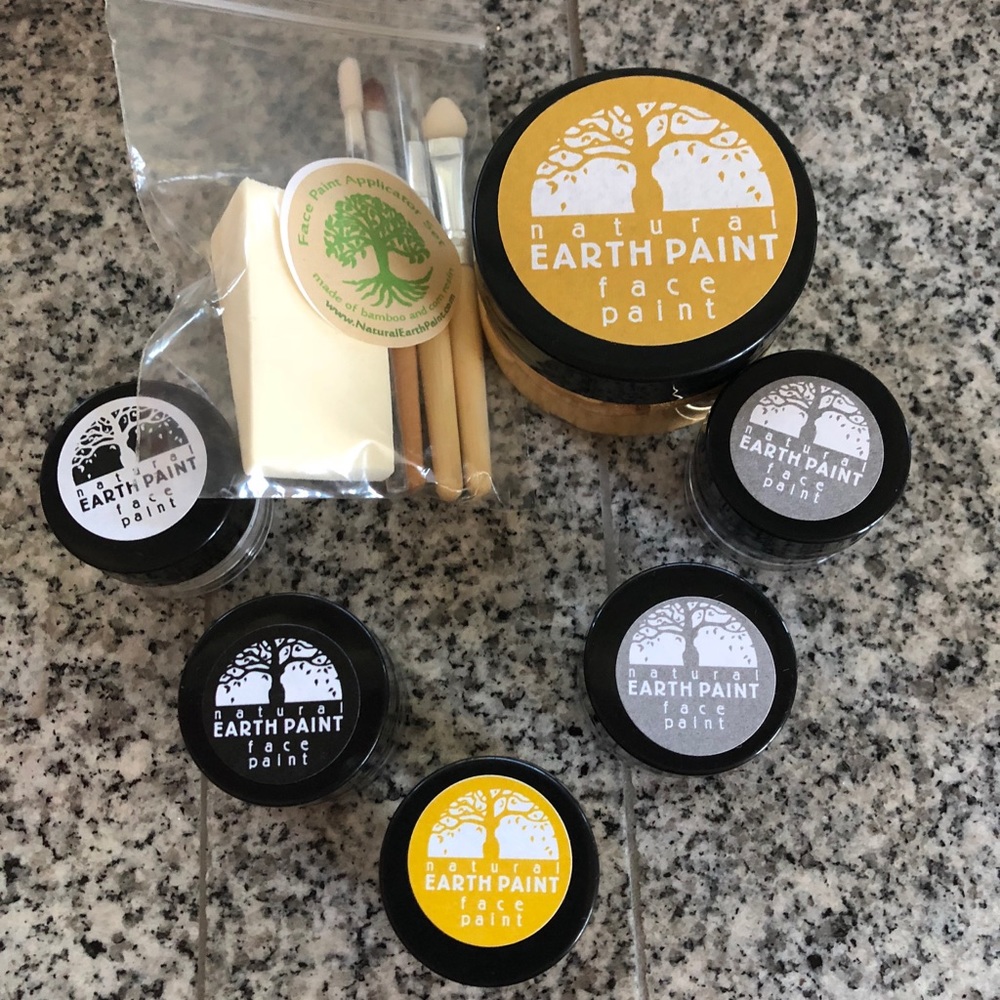 NATURAL EARTH PAINT FACE AND BODY PAINT (2 PIECE)